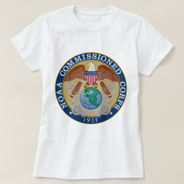 T-shirt Sceau du Corps des commissionnés de la NOAA (Design devant)