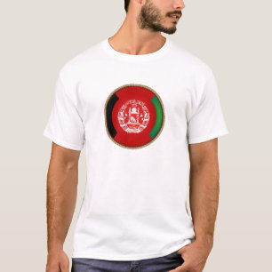 T-shirt Sceau du drapeau cool Afghanistan