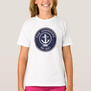 T-shirt Sceau nautique Ancre