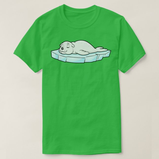 T-shirt Sceau sur glace Flotte 2 (Design devant)