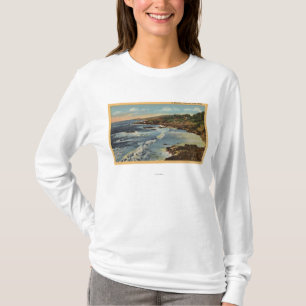 T-shirt Scène côtière californienne de CaliforniaBeauti