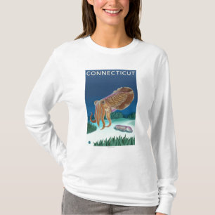 T-shirt Scène de ConnecticutCuttlefish