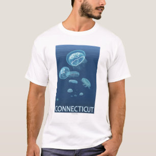 T-shirt Scène de ConnecticutJellyfish