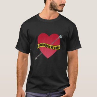 T-shirt Scène de crime ne pas traverser le mariage avorté