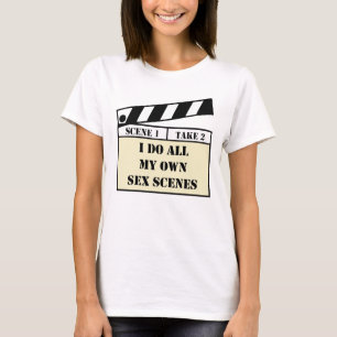 T-shirt Scène de film blanc