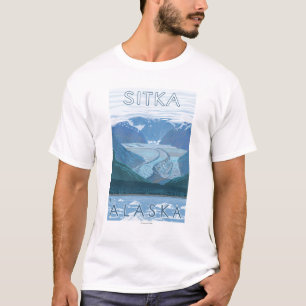 T-shirt Scène de glacier - Sitka, Alaska