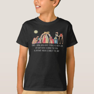 T-shirt Scène de la Nativité Jesus Naissance Christian C