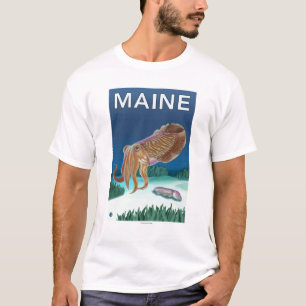 T-shirt Scène de MaineCuttlefish
