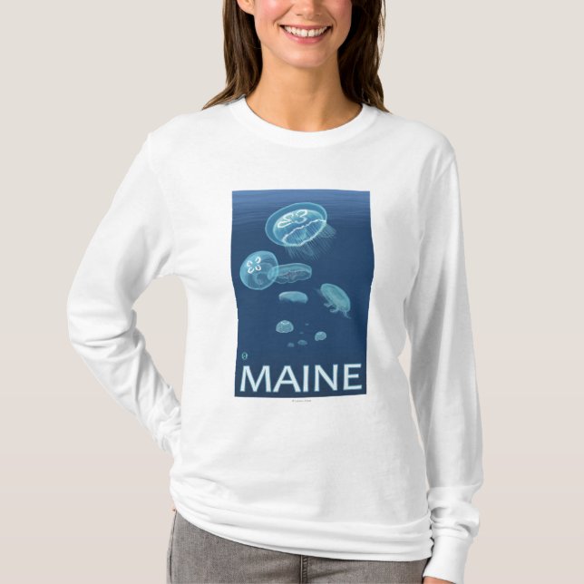 T-shirt Scène de MaineJellyfish (Devant)