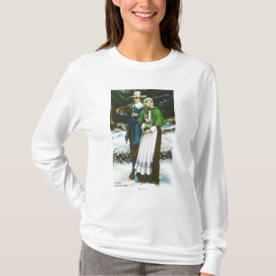 T-shirt Scène de Priscilla et de John Alden
