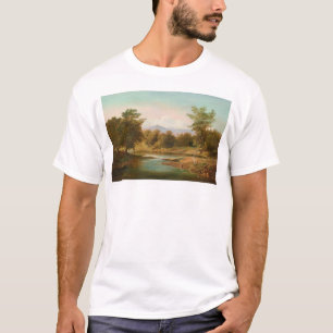 T-shirt Scène de rivière de Carmel (0236A)