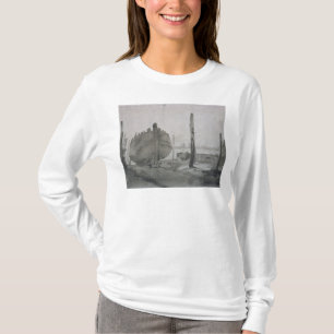 T-shirt Scène de rivière de John Constable   avec le