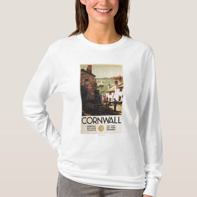 T-shirt Scène de rue avec deux hommes travaillant le (Devant)