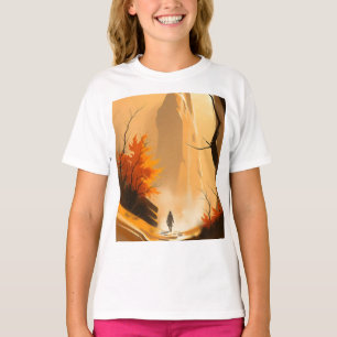 T-shirt Scène d'imaginaire avec profondeur atmosphérique