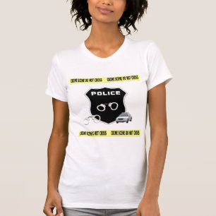 T-shirt Scène du crime de police