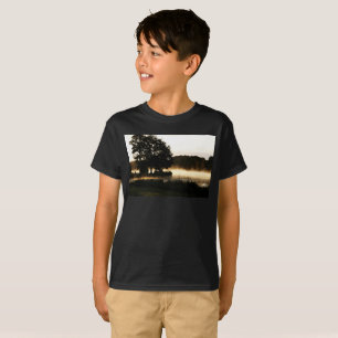 T-shirt Scène du lac Morning bccnm