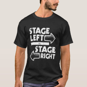 T-shirt Scène gauche scène droite - Acteur Acteur théâtre