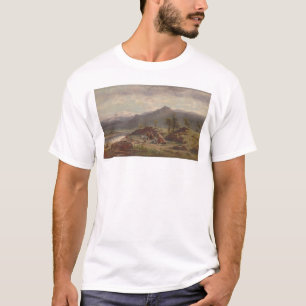 T-shirt Scène occidentale avec le camp indien (1275)