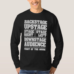 T-shirt Scène Théâtre Opéra Maison Anatomie Drame Artiste