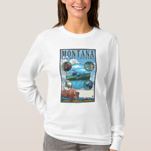 T-shirt Scènes d'état du Montana