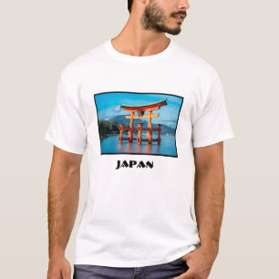T-shirt Scenic landscape with Japanese Torii Gate