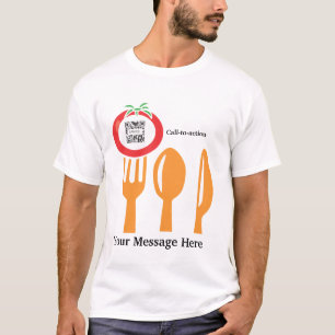 T - Shirt-Schablonen-Tomate T-Shirt