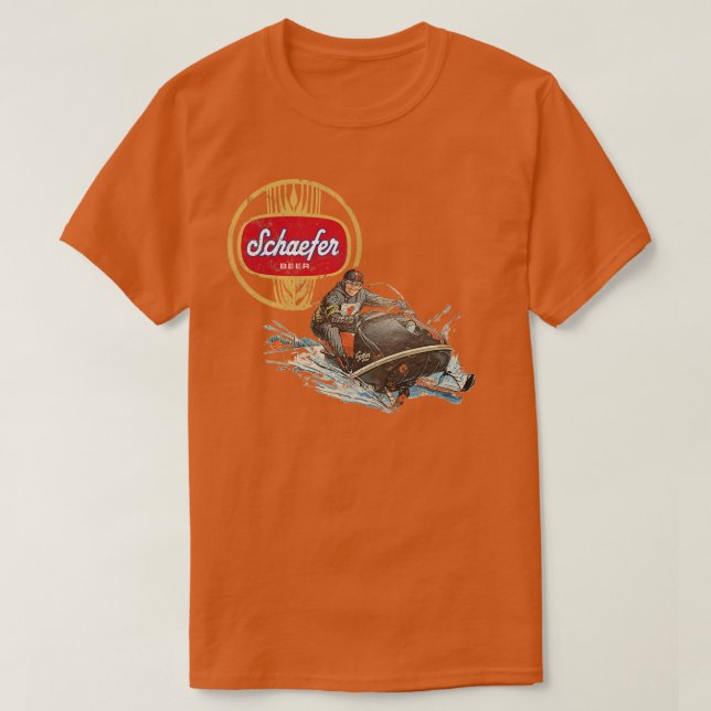 T-shirt Schaefer Beer Snowmobile (Design devant)