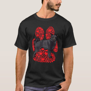 T-shirt Schipperke Saint-Valentin Amour de Chien Patte