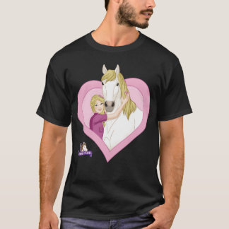 T-shirt schleich HORSE CLUB Sofia et son cheval en fleurs