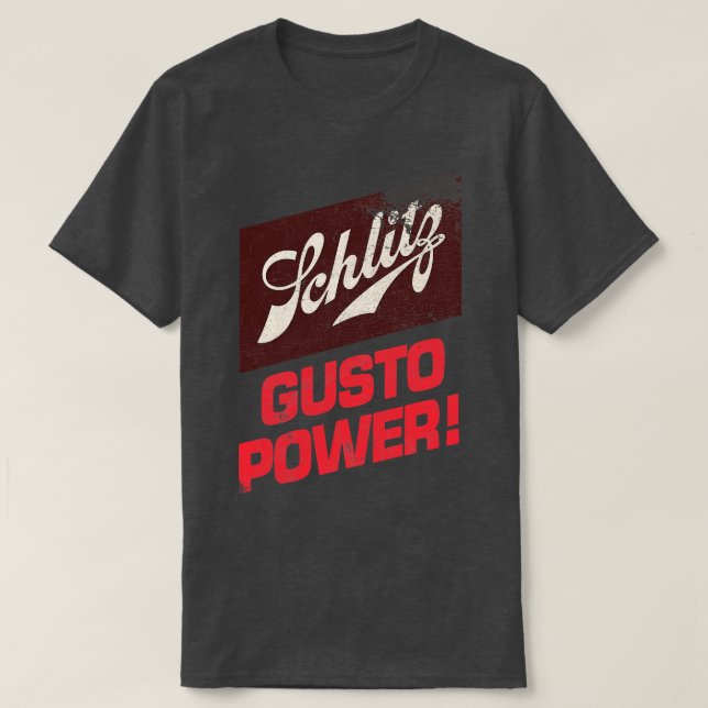 T-shirt Schlitz Milwaukee les années 70 esthétique (Design devant)