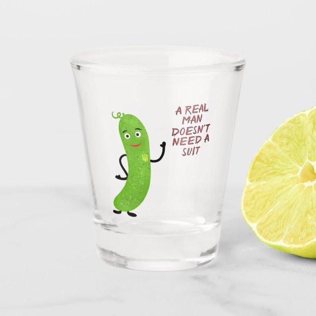 T - Shirt Schnapsglas (Vorderseite)