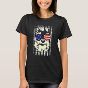 T-shirt Schnauzer américain Schnauzer Chien Sunglas