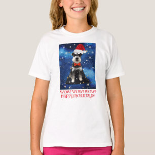 T-shirt Schnauzer de Noël