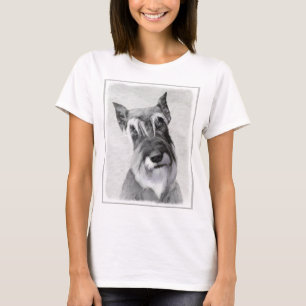 T-shirt Schnauzer (Giant) Peinture - Chien Art
