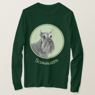T-shirt Schnauzer (Giant, Standard) Peinture - Chien Art