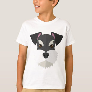 T-shirt Schnauzer mignon de bande dessinée !