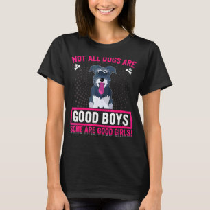 T-shirt Schnauzer Miniature Certains Sont De Bonnes Filles