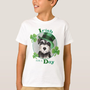 T-shirt Schnauzer miniature du jour de St Patrick