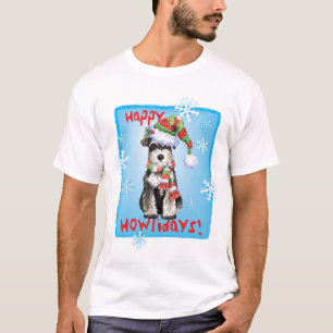 T-shirt Schnauzer miniature heureux de Howlidays