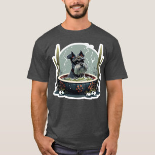 T-shirt Schnauzer Noodé Hot Tub Schnauzer Series