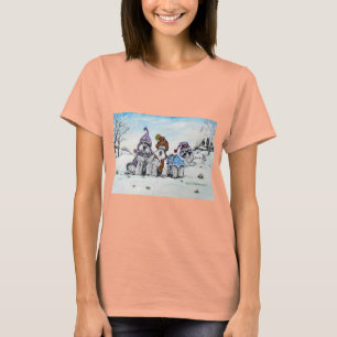T-shirt Schnauzers en hiver
