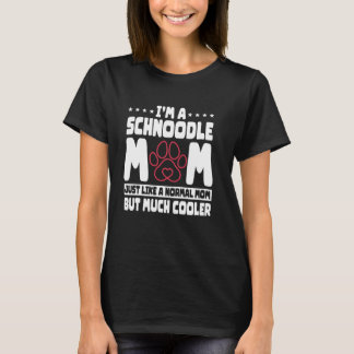 T-shirt Schnoodle Amoureux des chiens Maman Fur Parent Bre