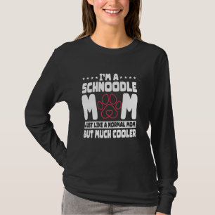 T-shirt Schnoodle Amoureux des chiens Maman Fur Parent Bre