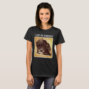 T-shirt Schnoodle Dog femmes Noir de base