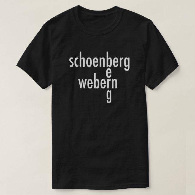 T-SHIRT SCHOENBERG (Design devant)