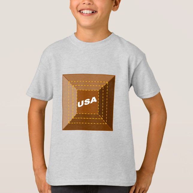 T-Shirt Schokoladenkinder USA (Vorderseite)