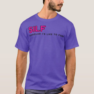 T-shirt Scholar SILF Ix27d Aimer le fonds rose