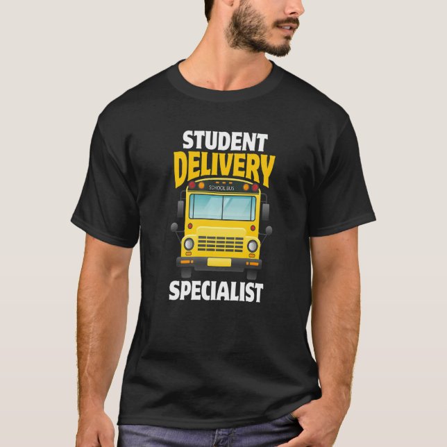 T-shirt Schoo Bus Driver First Day Of School For Busman (Devant)
