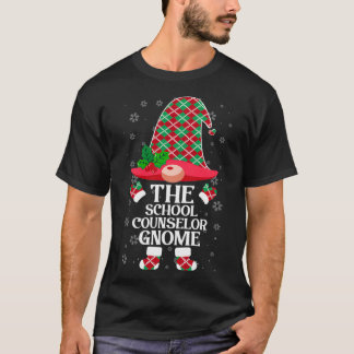 T-shirt School Counselor Gnome Matching Family Group Chris