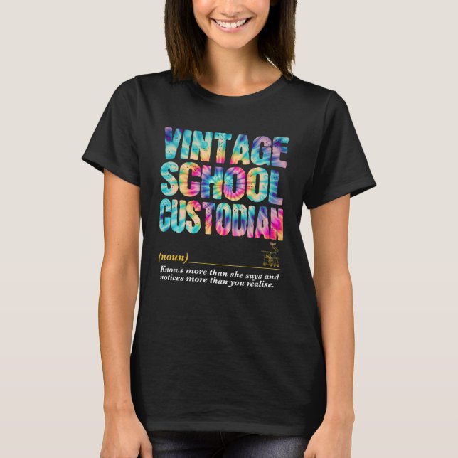 T-shirt School Custodian Appreciation Week Back to School (Devant)